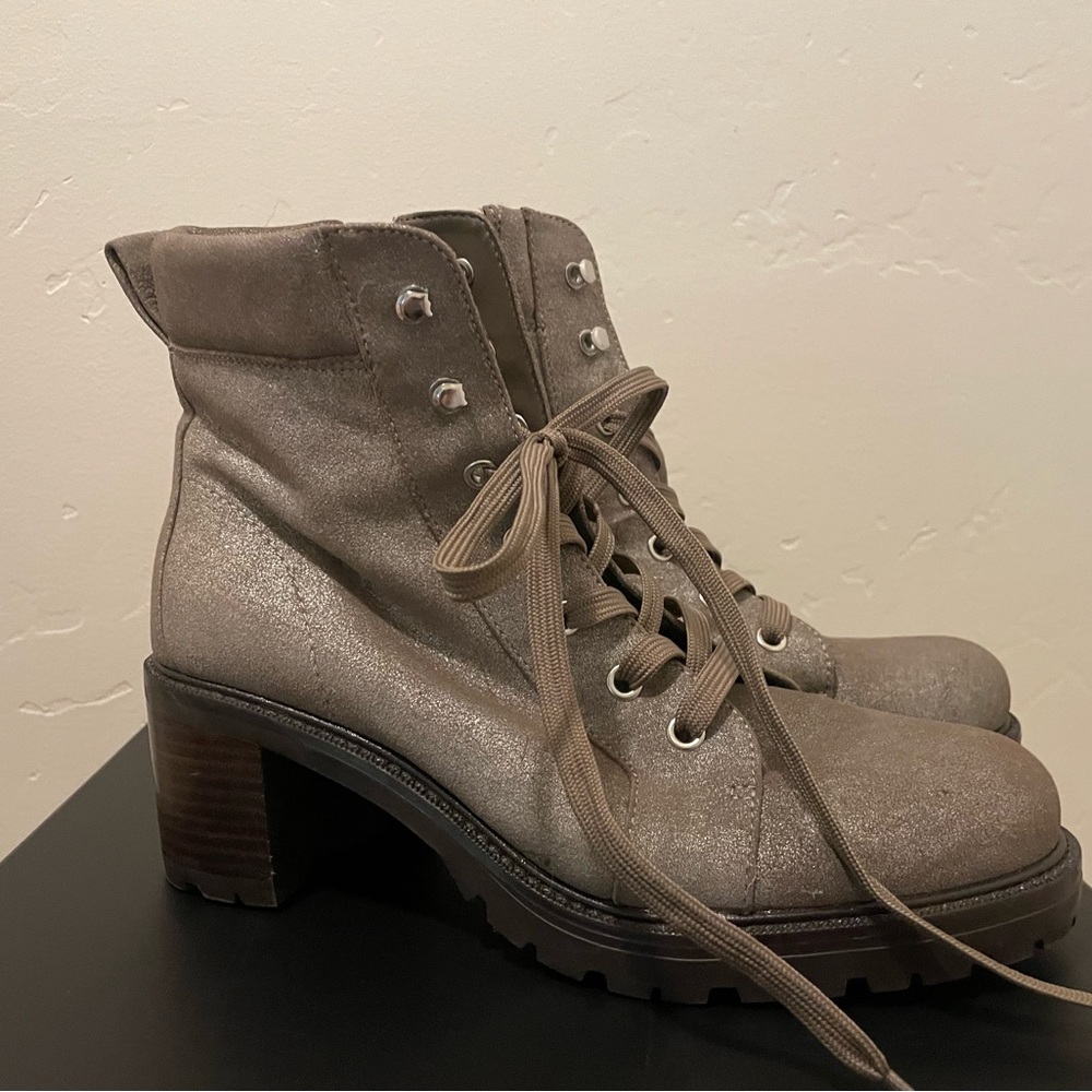Vince Camuto lace up boots